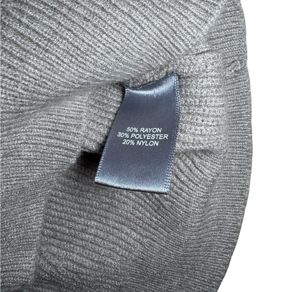 Gray/Tan Knit Button-Up Vest - Picture 5 of 5